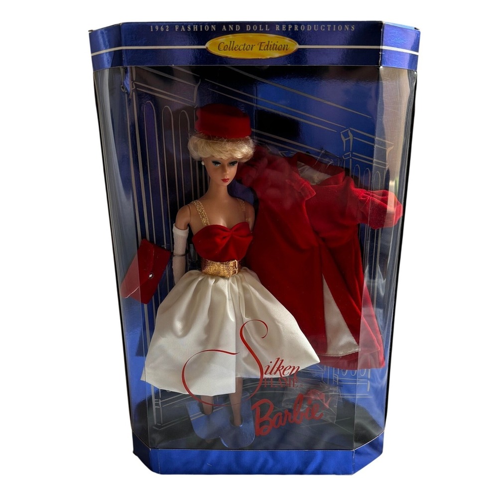 1998 Silken Flame Barbie Doll 1962 Reproduction Collector Edition 18449 NIB